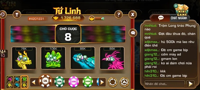 Kho Báu Tứ Linh Tại iWin Club Săn Ngay Hũ Vàng Thần Thánh