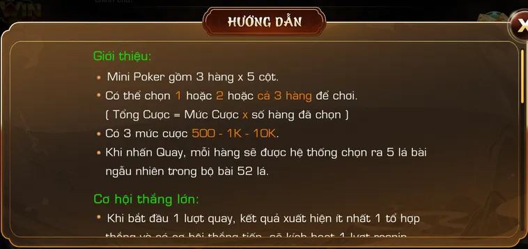 Mini Poker Tại iWin Club Trải Nghiệm Quay Bài Siêu Tốc Nhận Hũ Lớn
