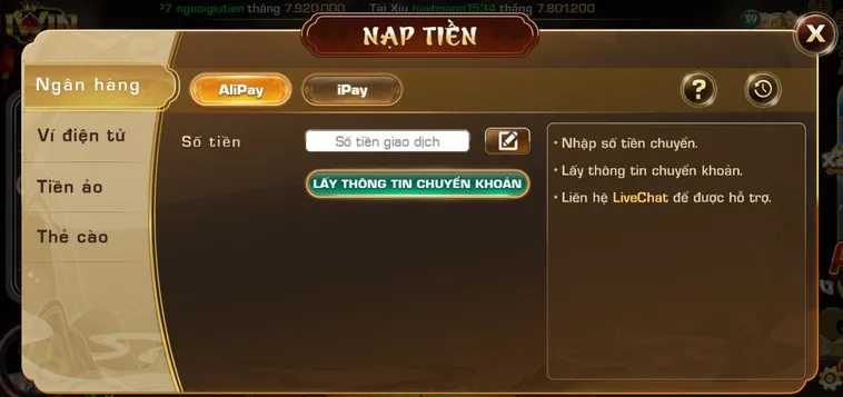 Nạp Tiền iWin Club Nhận Ngay Khuyến Mãi Nhân Đôi Giá Trị Tài Khoản
