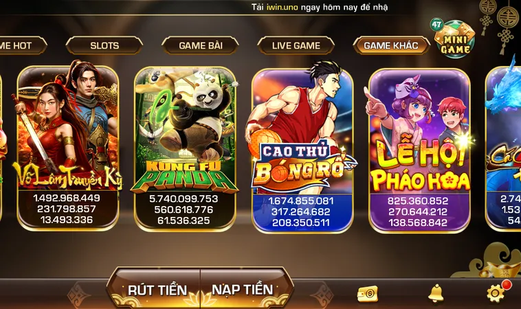 Nổ Hũ iWin Club Săn Jackpot Tiền Tỷ Với Tỷ Hệ Hoàn Vốn Cực Cao