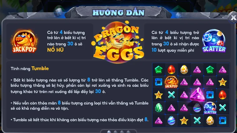 Nổ Hũ Dragon Eggs Tại iWin Club Săn Trứng Rồng Nhận Jackpot Khủng