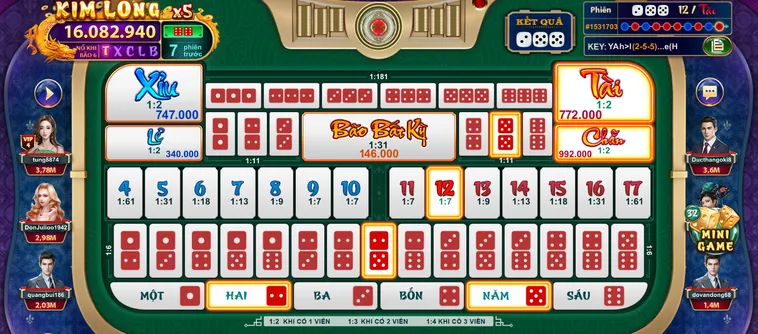 Sát Thủ Sảnh Cược Sicbo Casino Tại iWin Club Với Tỷ Lệ Ăn Thưởng 1 Ăn 180
