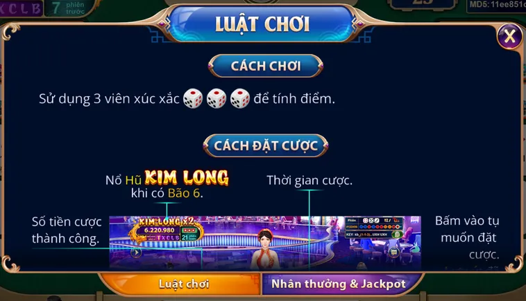 Sát Thủ Sảnh Cược Sicbo Casino Tại iWin Club Với Tỷ Lệ Ăn Thưởng 1 Ăn 180